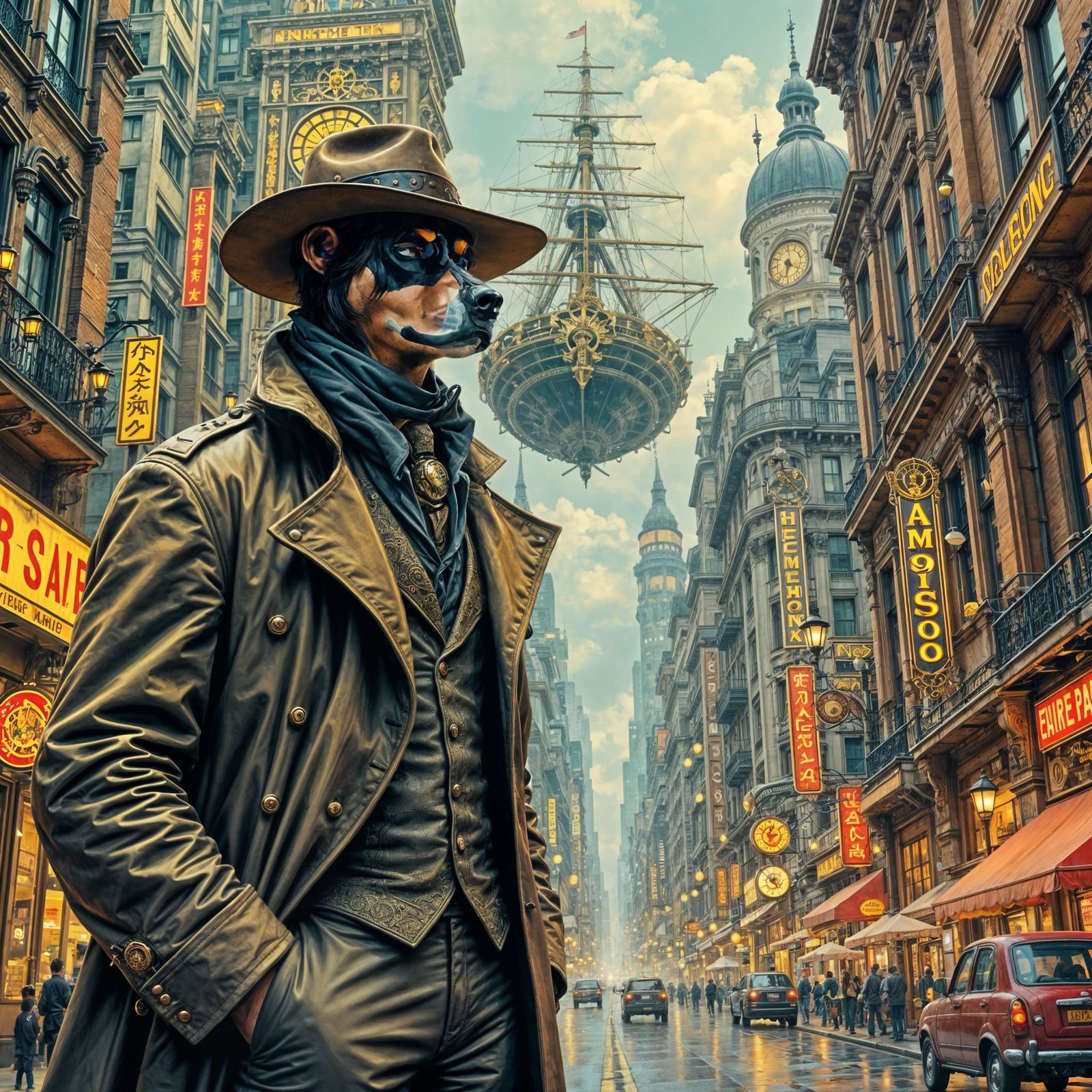 “Unless I was mistaken, that was the 1:15 Air Shuttle to Hob...