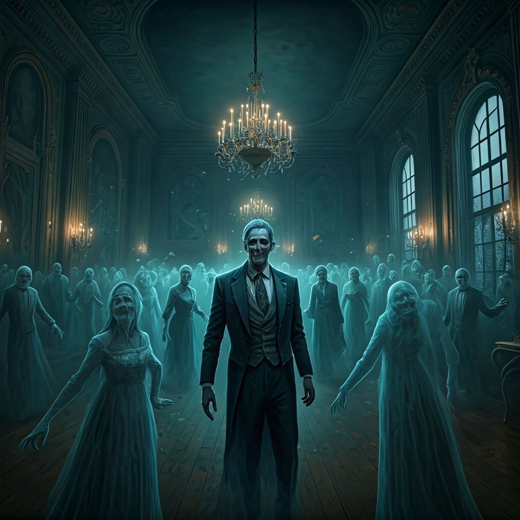 Gothic Mansion New Year's Eve Haunted by Malevolent Spirits
