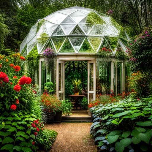 Raindrops on Crystal Dome Garden