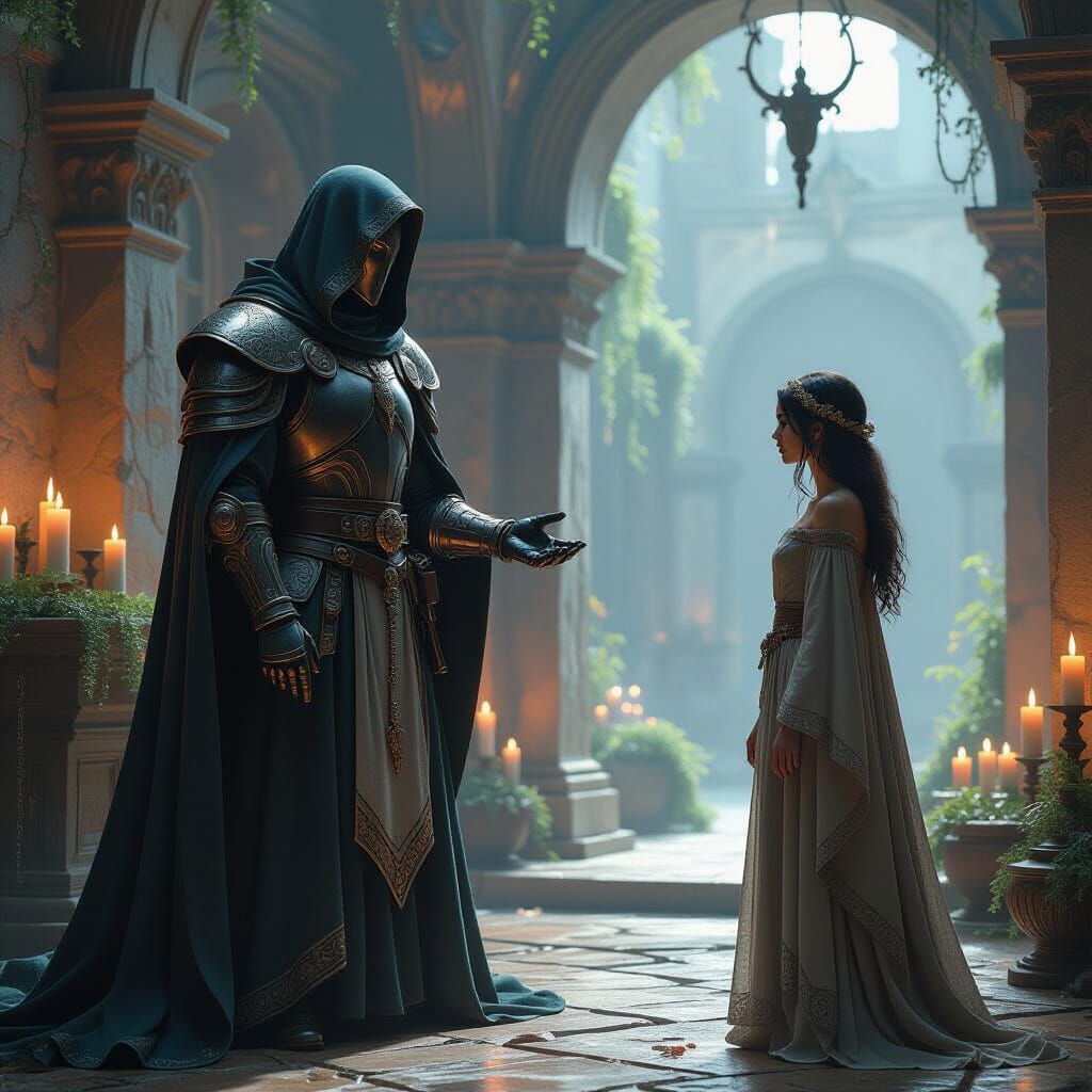 Mystical Guardian's Solitude Disrupted in Dramatic Style