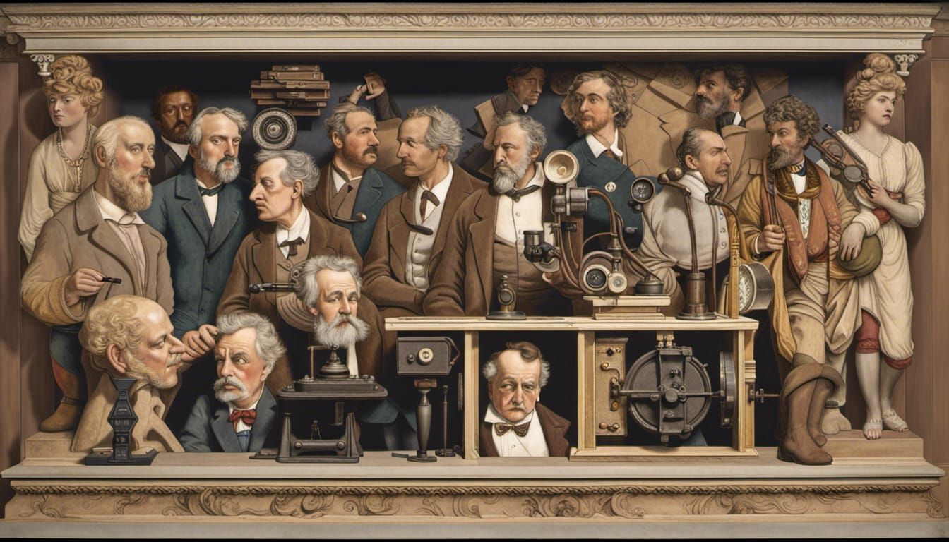 Invention of the cinematograph by the Lumières brothers