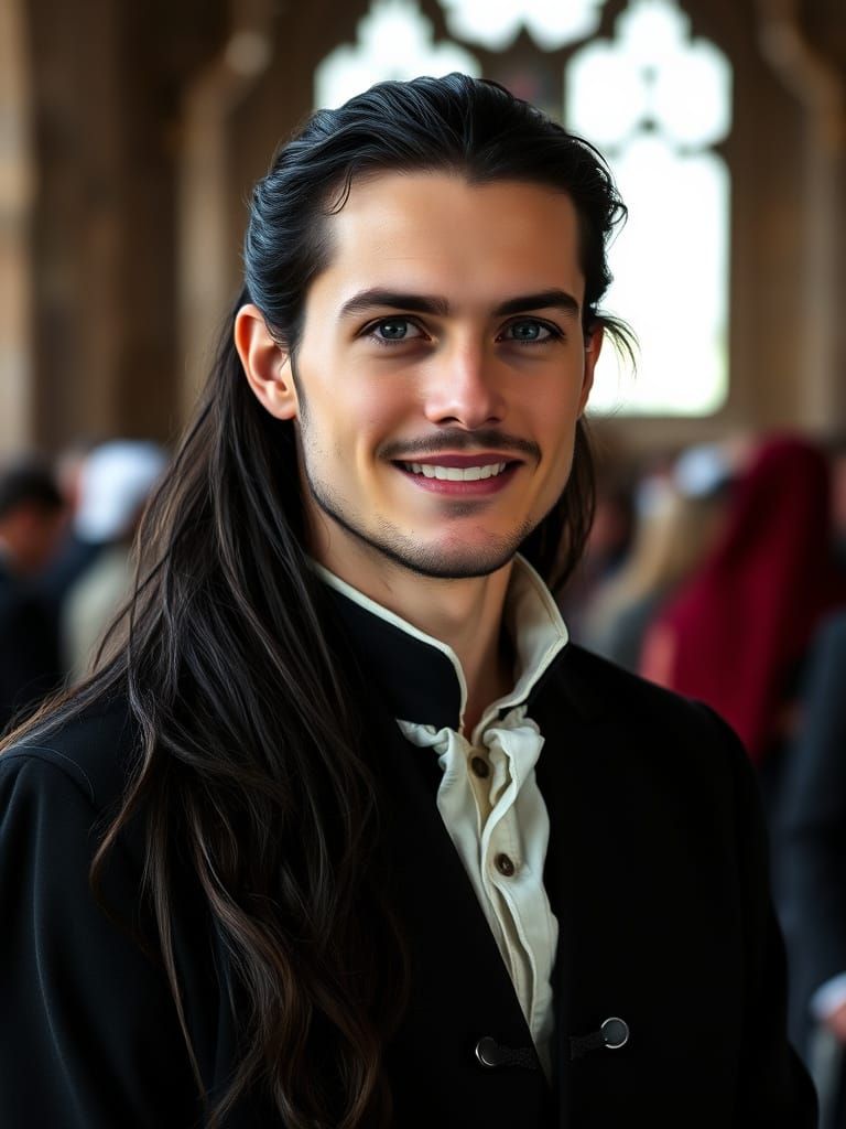 Regal Groom Smiles at Royal Wedding