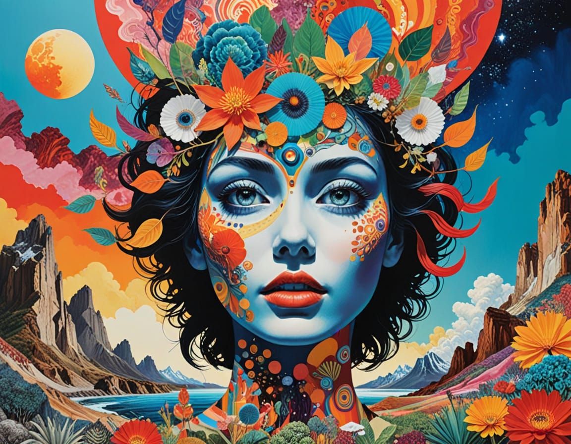 Vibrant Surreal Collages Explore Human Existence