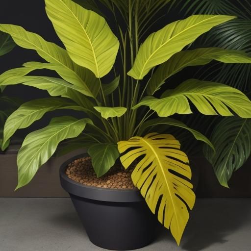 Vibrant Croton Sunny Star in Terracotta Pot