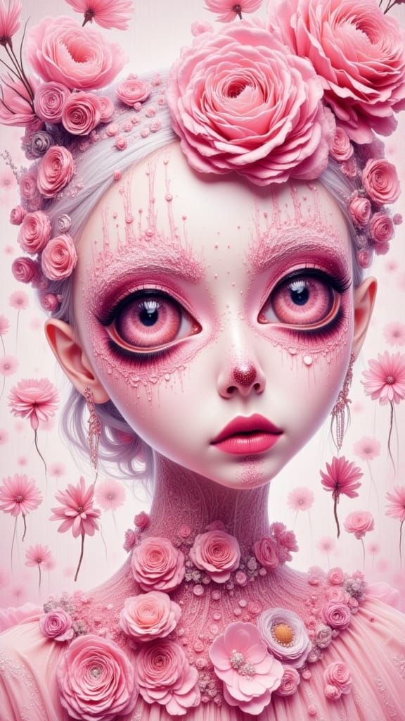 Pastel Goth Occult Pop Surrealism Illustration