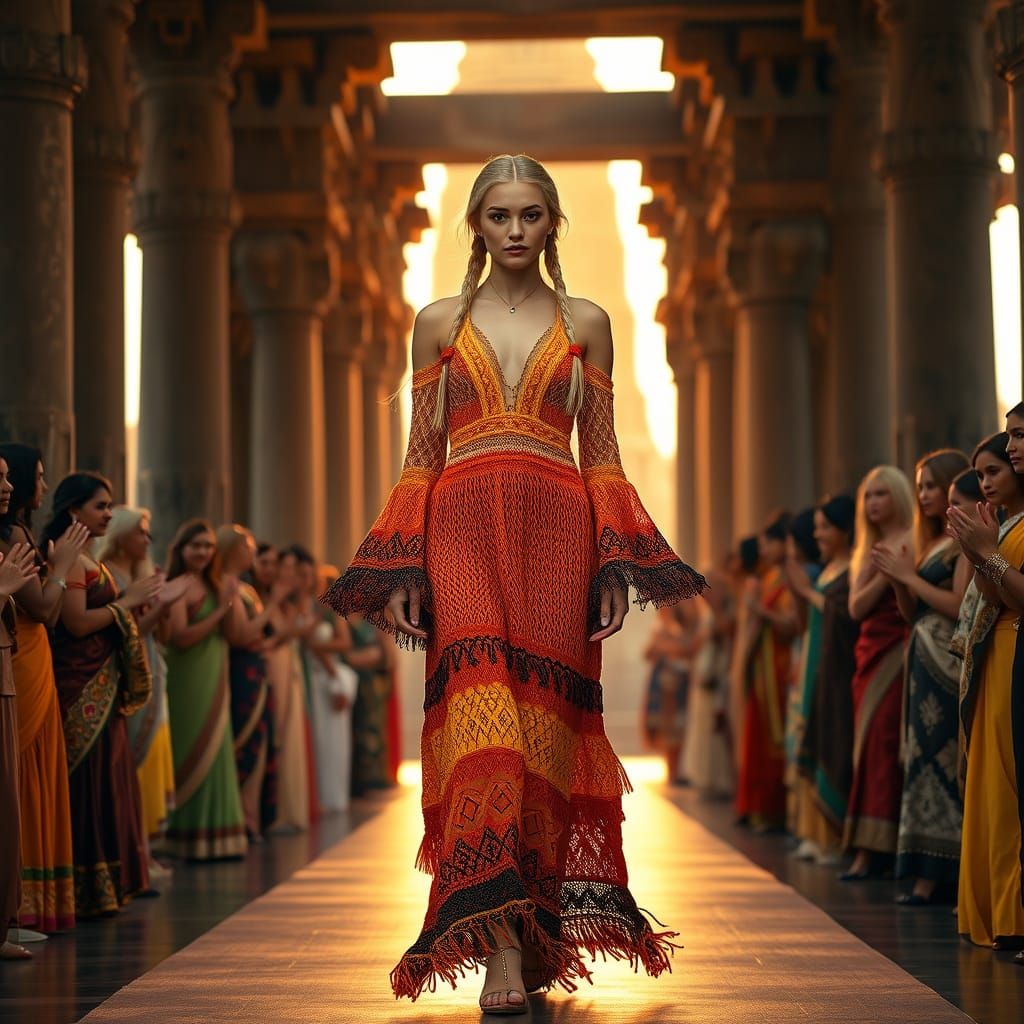 Temple of Style: A Fusion of Tradition and High Fashion