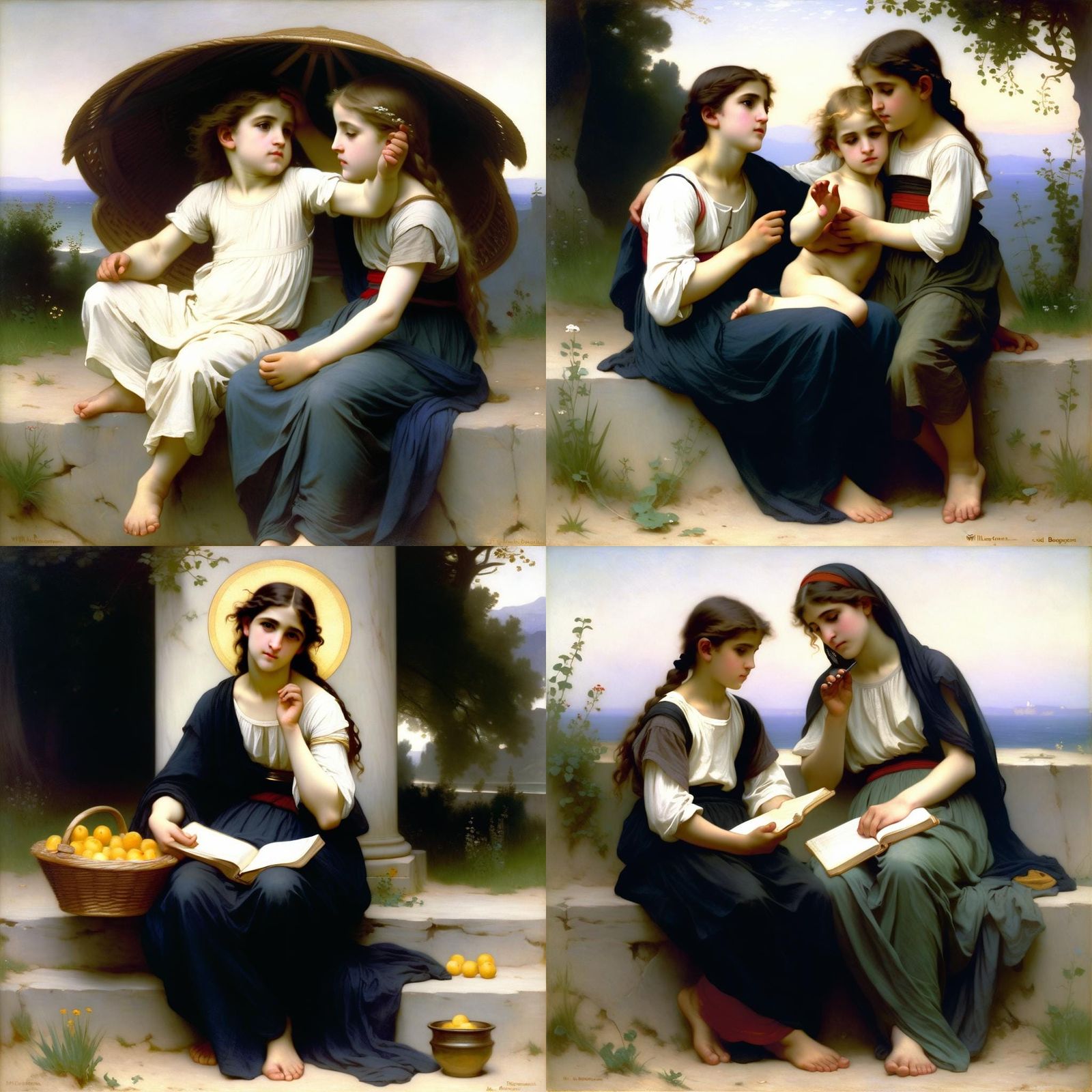 Classical Allegorical Painting in Academic Style