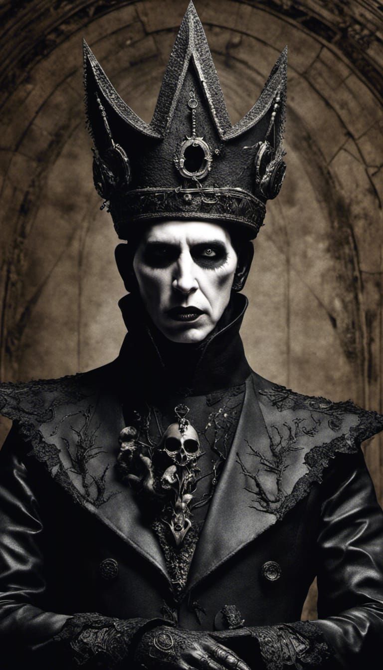 Marilyn Manson as Gothic Pope Mephistopheles