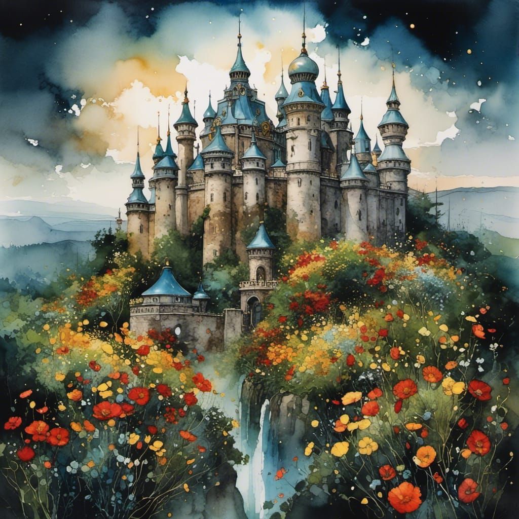 Pop Surrealism in Watercolor