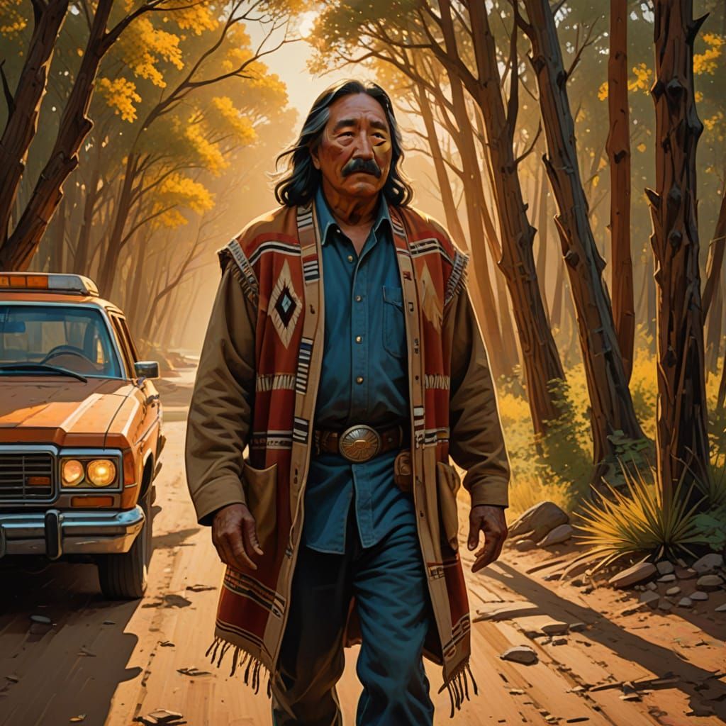 Leonard Finds Redemption on a Sun-Kissed Reservation Road