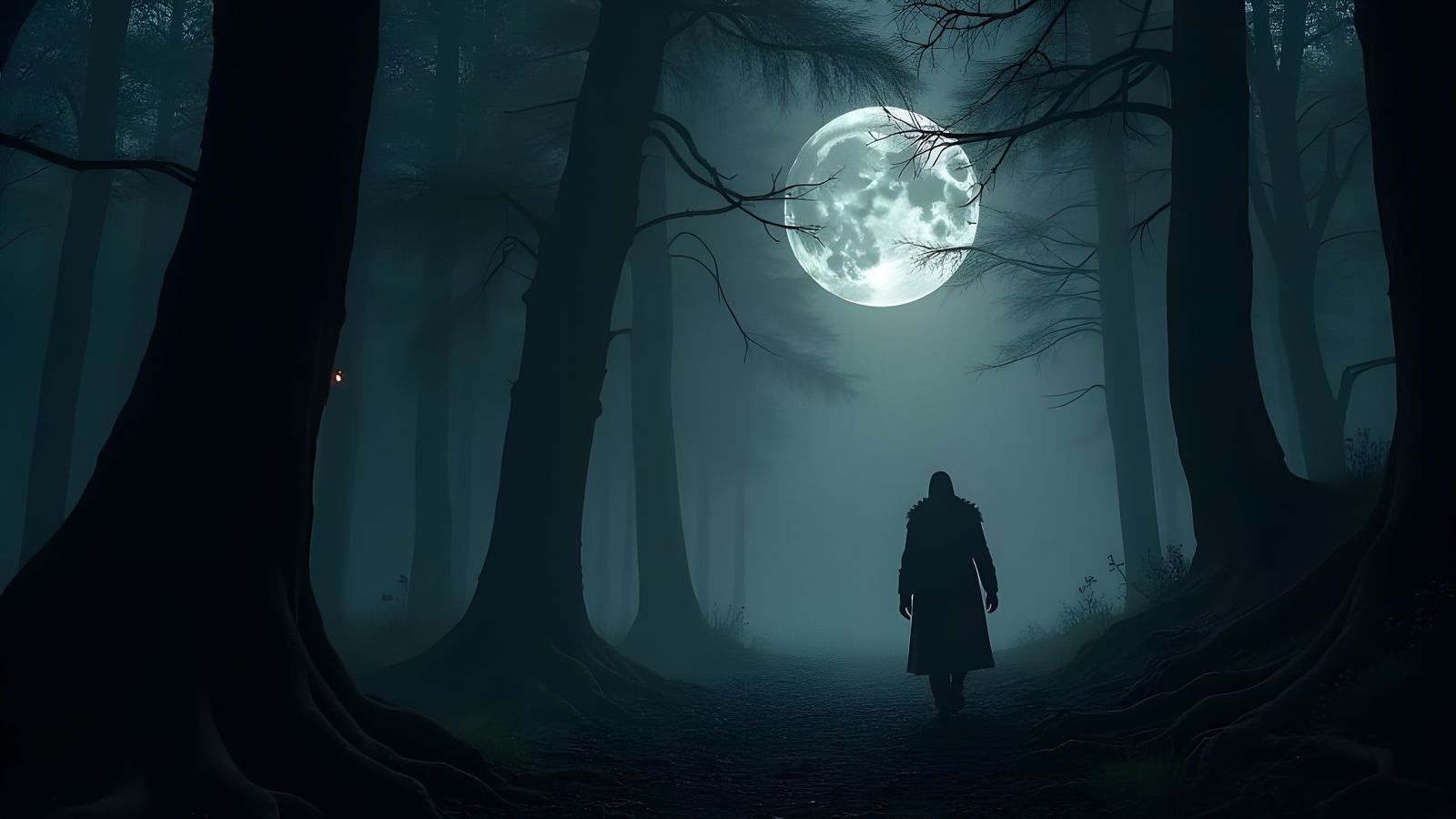 Warrior Embarks on Spiritual Quest Through Dark Forest