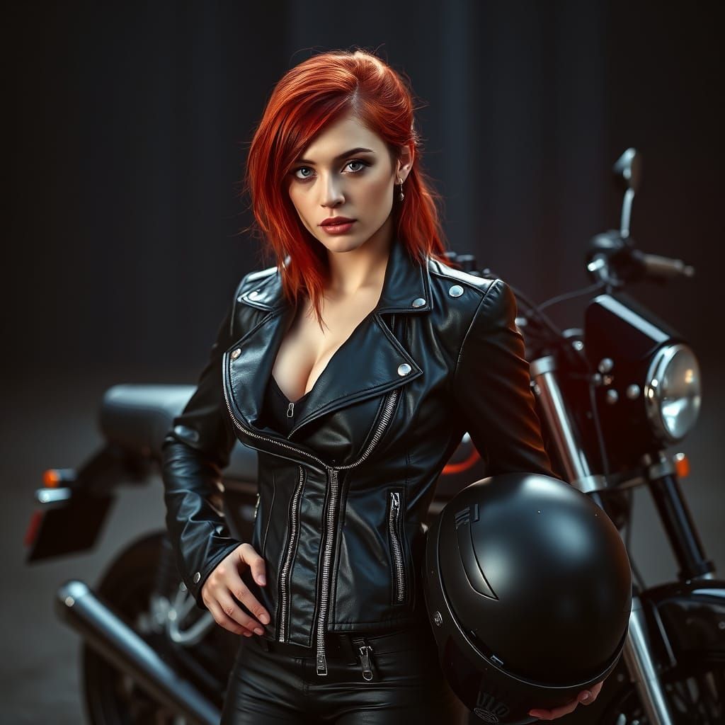 Cyberpunk Goddess on the Edge of Rebellion