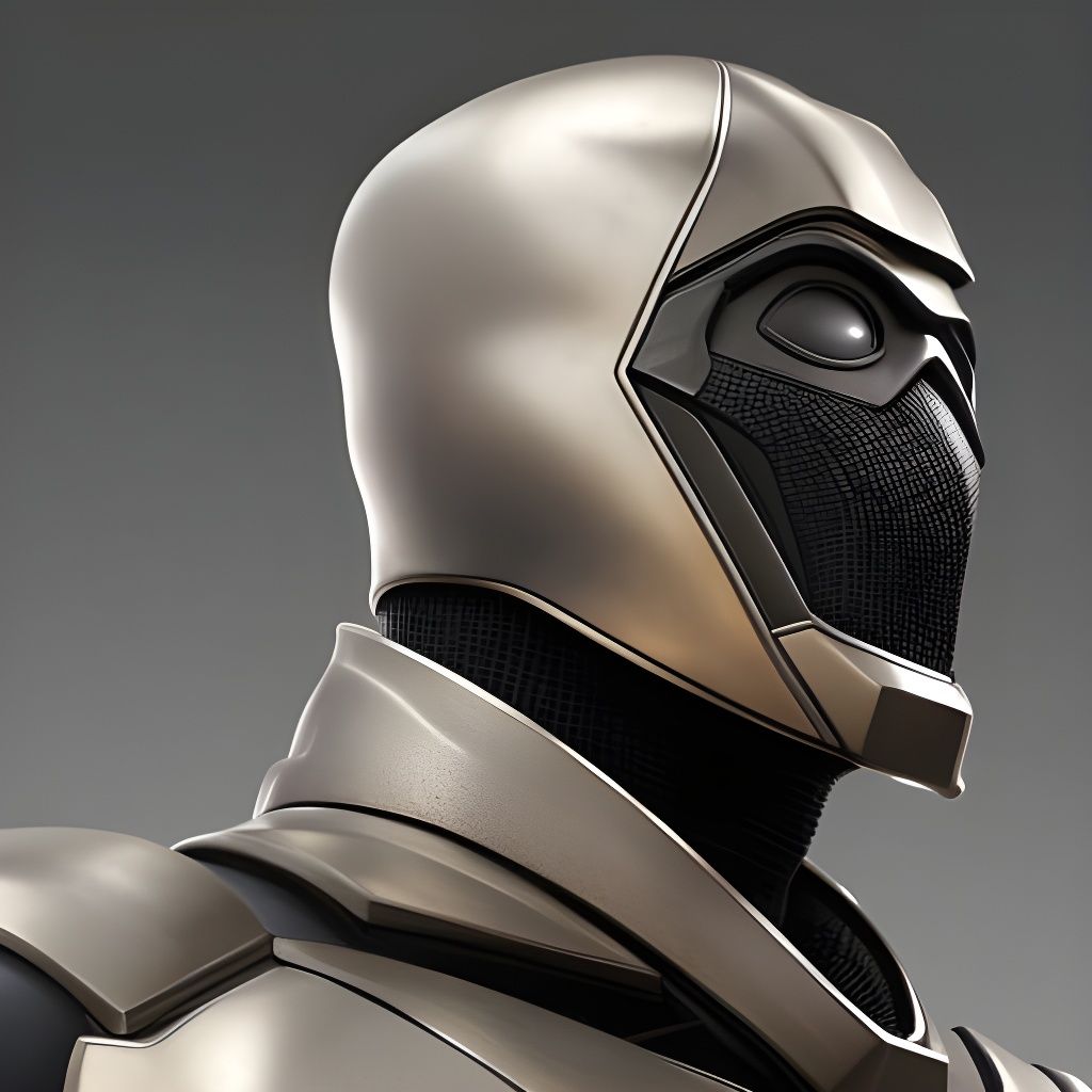 Detailed Noob Saibot Portrait with Dynamic Lighting