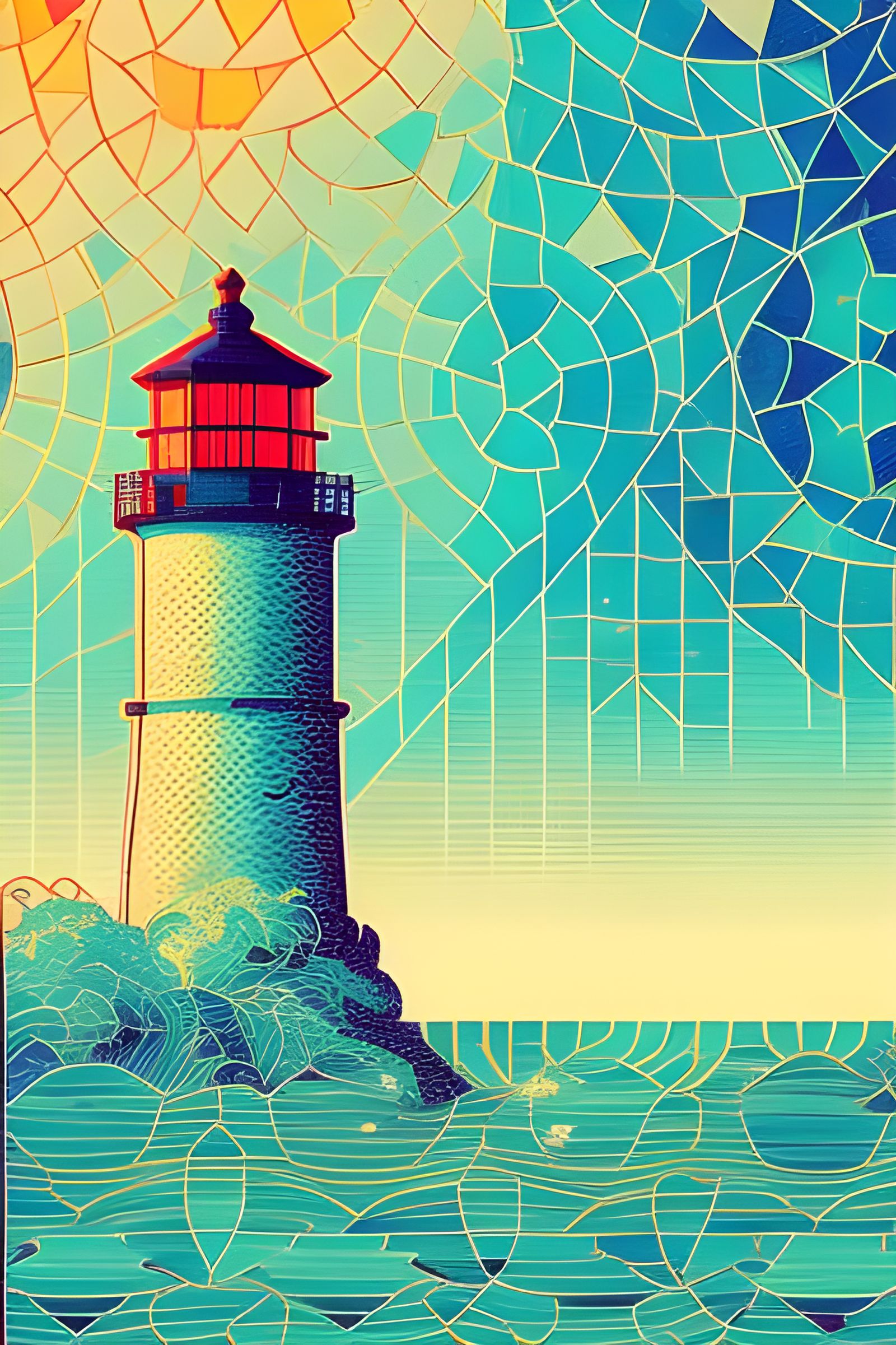 Mosaic Lighthouse