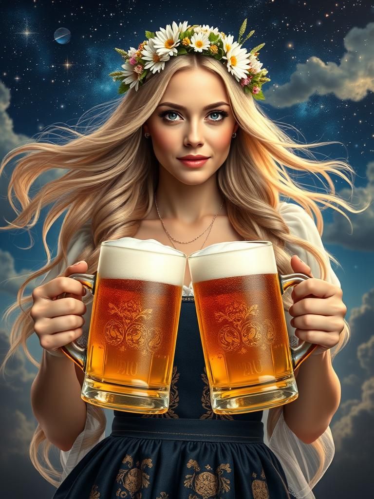 Beautiful Bavarian Woman