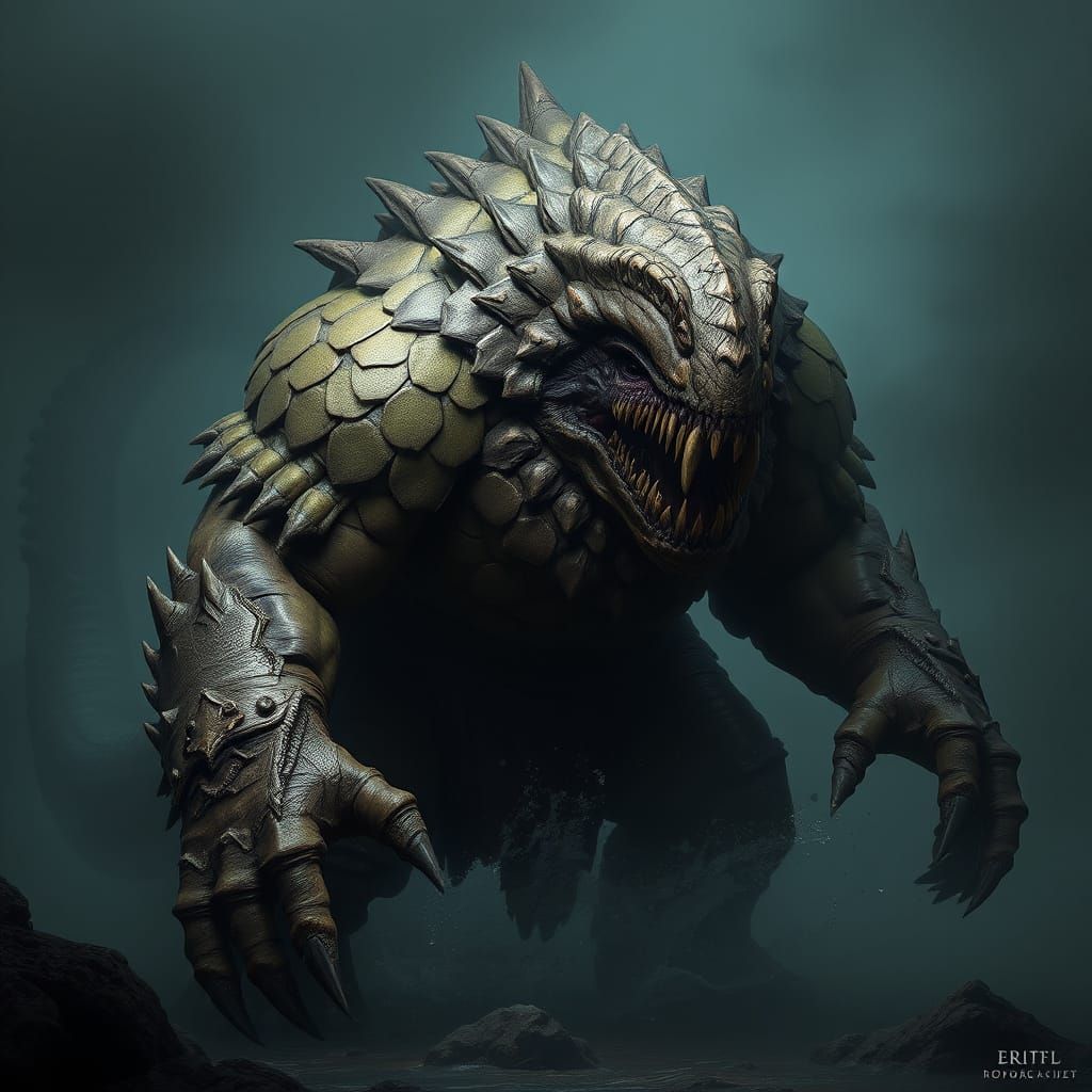 Bony, Muddy Beast of Dark Fantasy