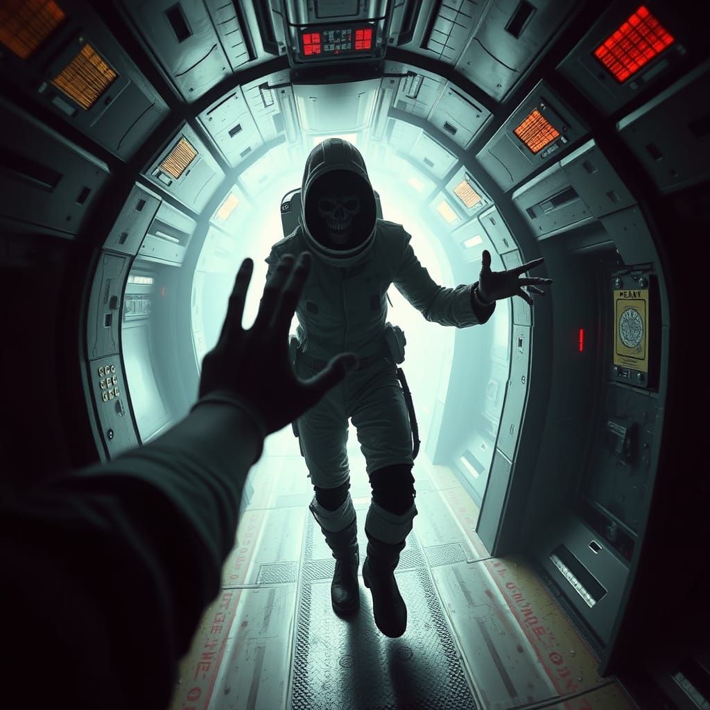 Hyperrealistic Alien Horror Inspired by Beksiński