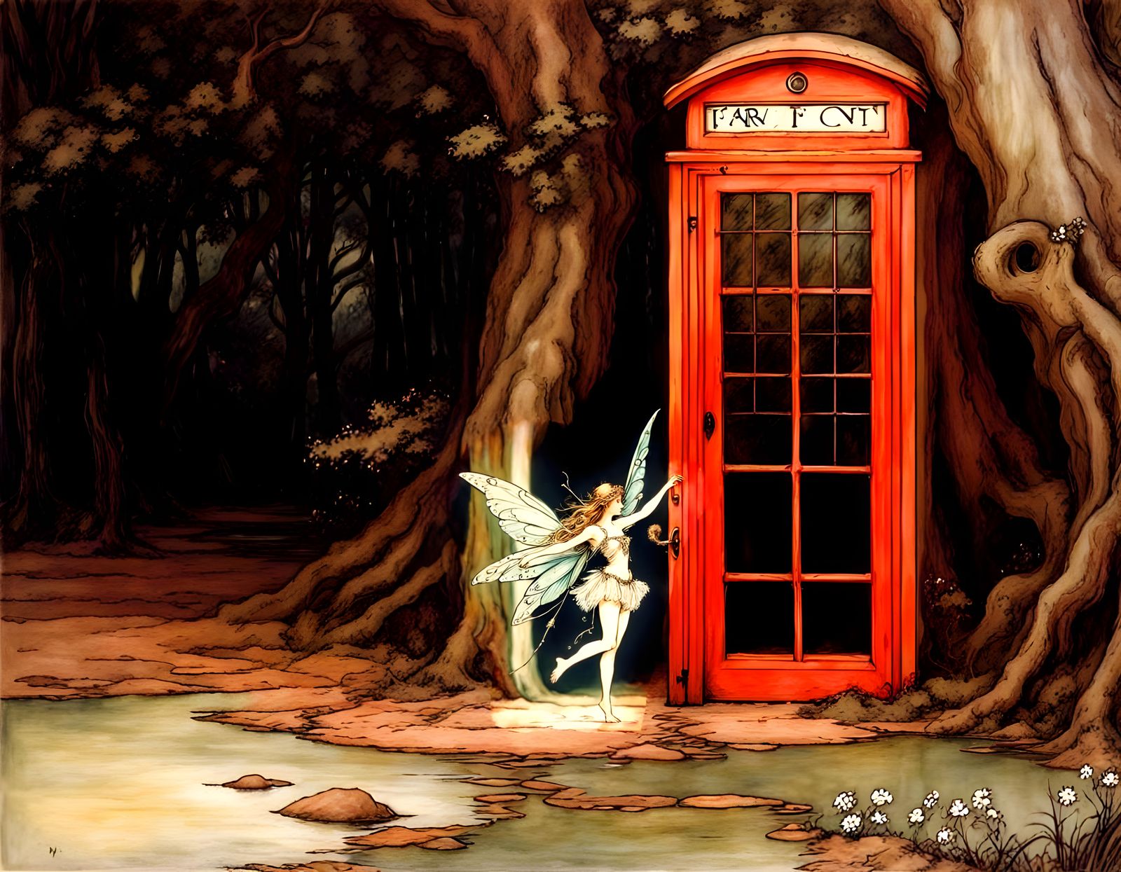 Whimsical Fairy Realm Unveiled in Dreamy Landscape