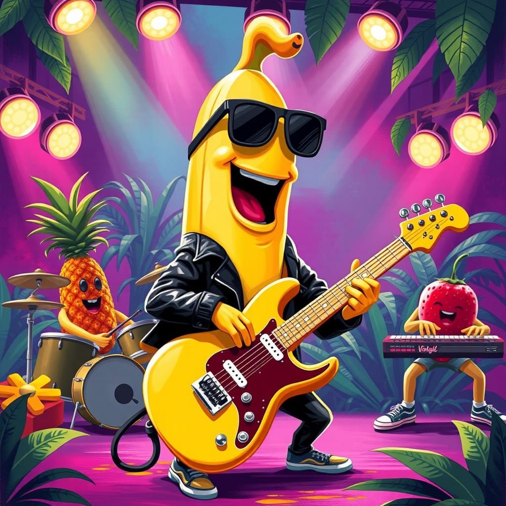 Banana Rocks: Groovy Fruit Band in Concert