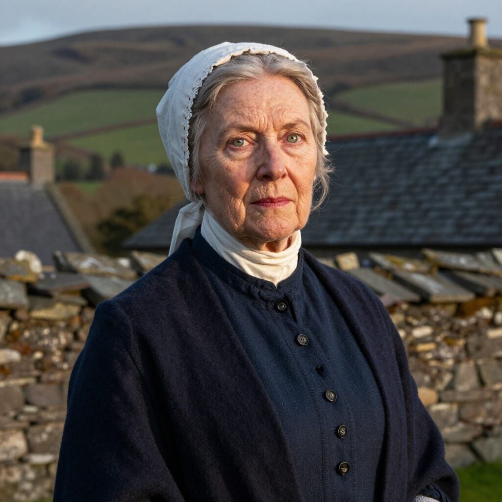 Photorealistic Portrait of Scottish Woman Elizabeth Atkinson