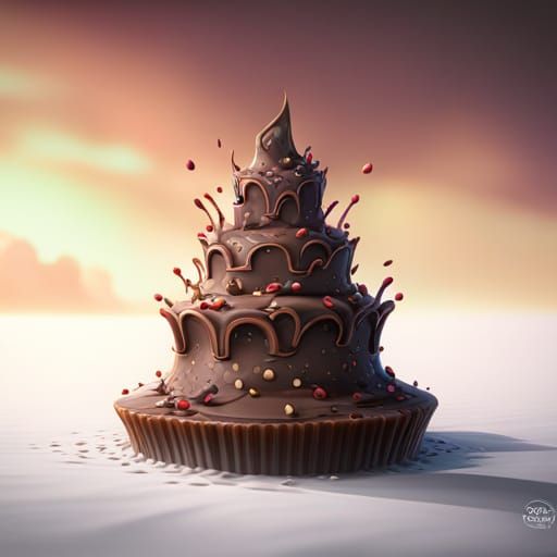 Chocolate Sprinkles: Detailed Matte Painting