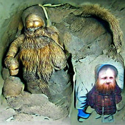 Ancient Dwarf in Novokuznetsk Tunnels