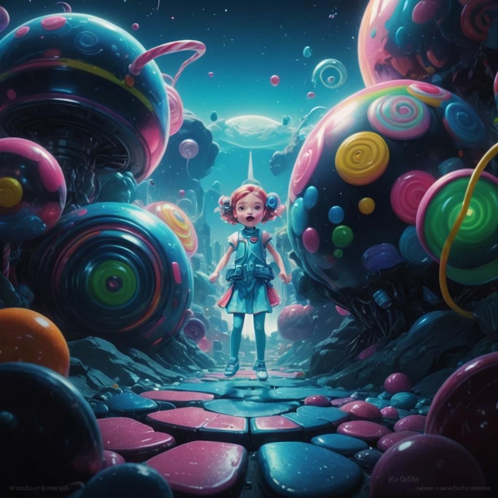 Candy Art Sci-Fi Scene: I Have No Mouth