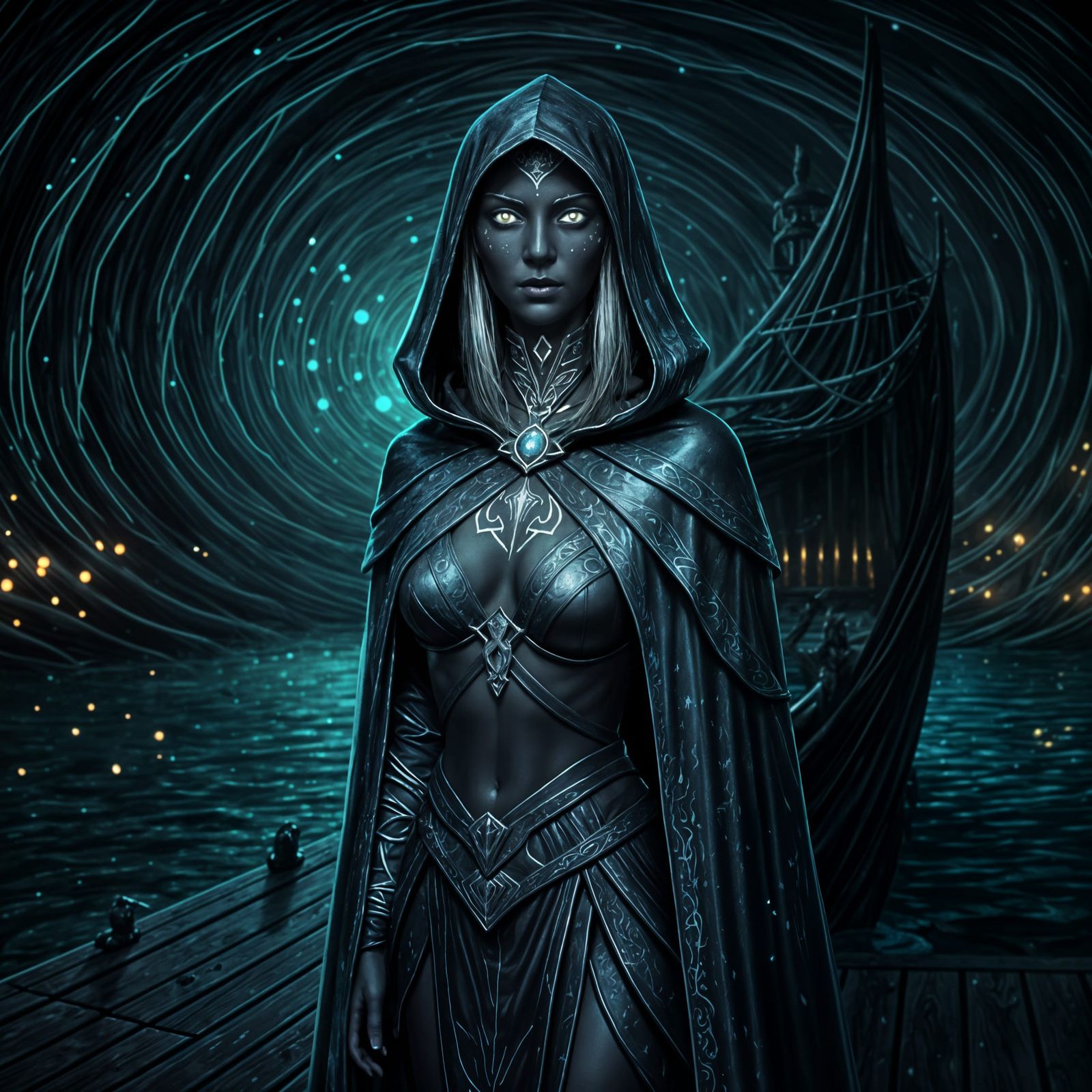 Drow Sailor on Dark Elven Ship