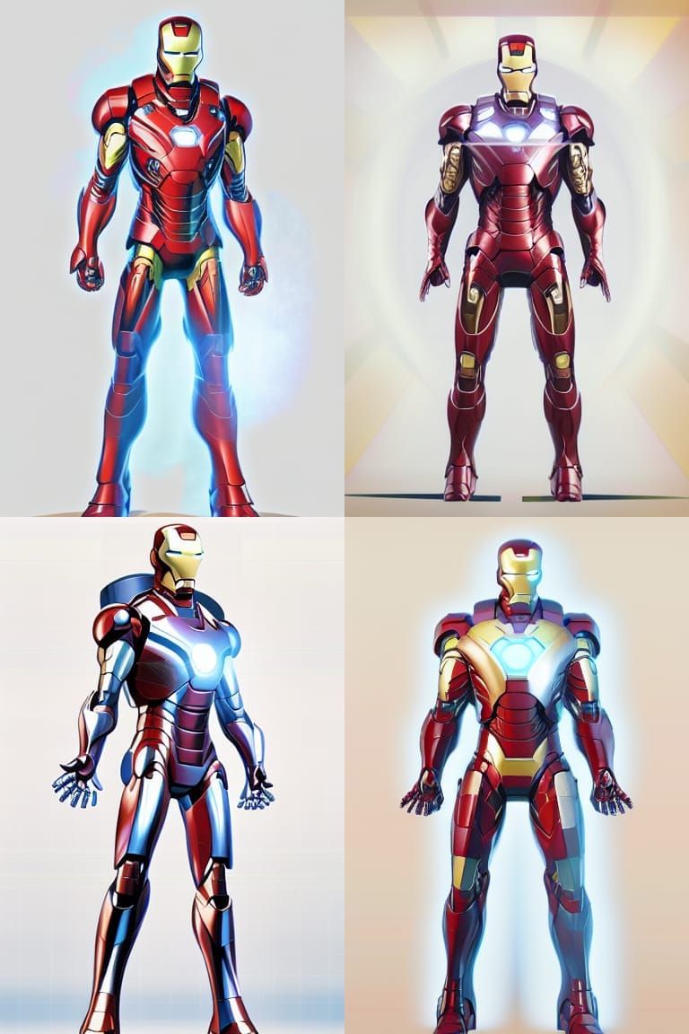 Tom Cruise as Superior Iron Man in Comic Book Art