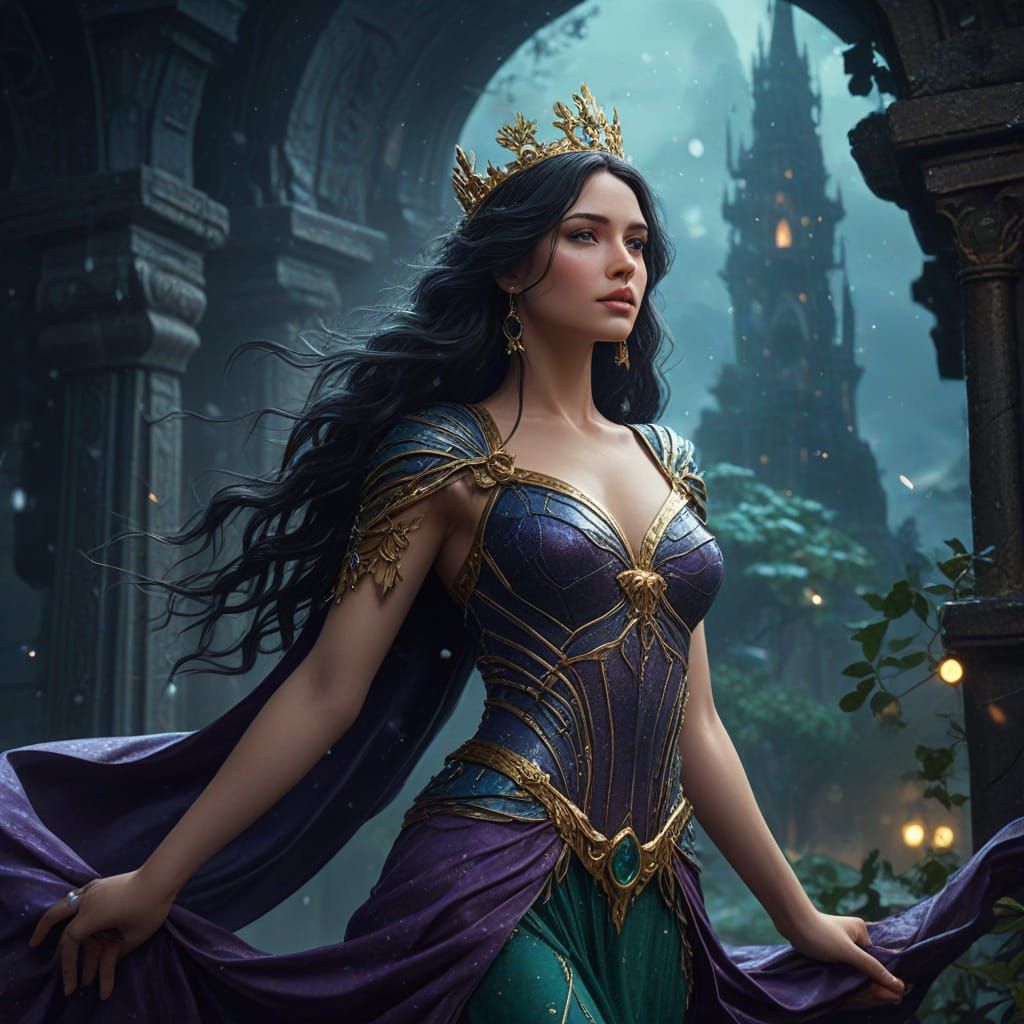 Ethereal Goddess of the Mystical Ruin