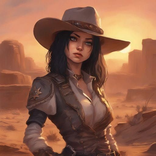 Alita in far west desert