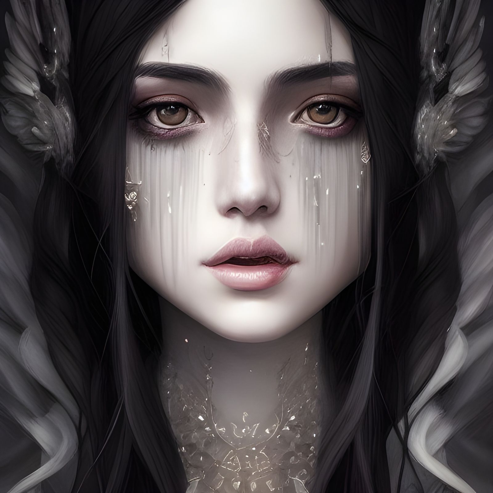 Hyper-Realistic Portrait of the Kuntilanak in 8K