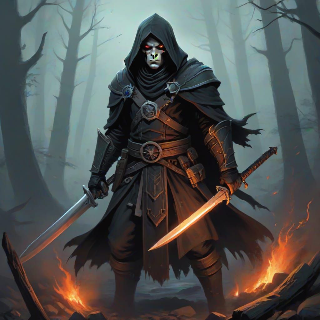 Dark Fantasy World in a Bleak, Gothic Aesthetic