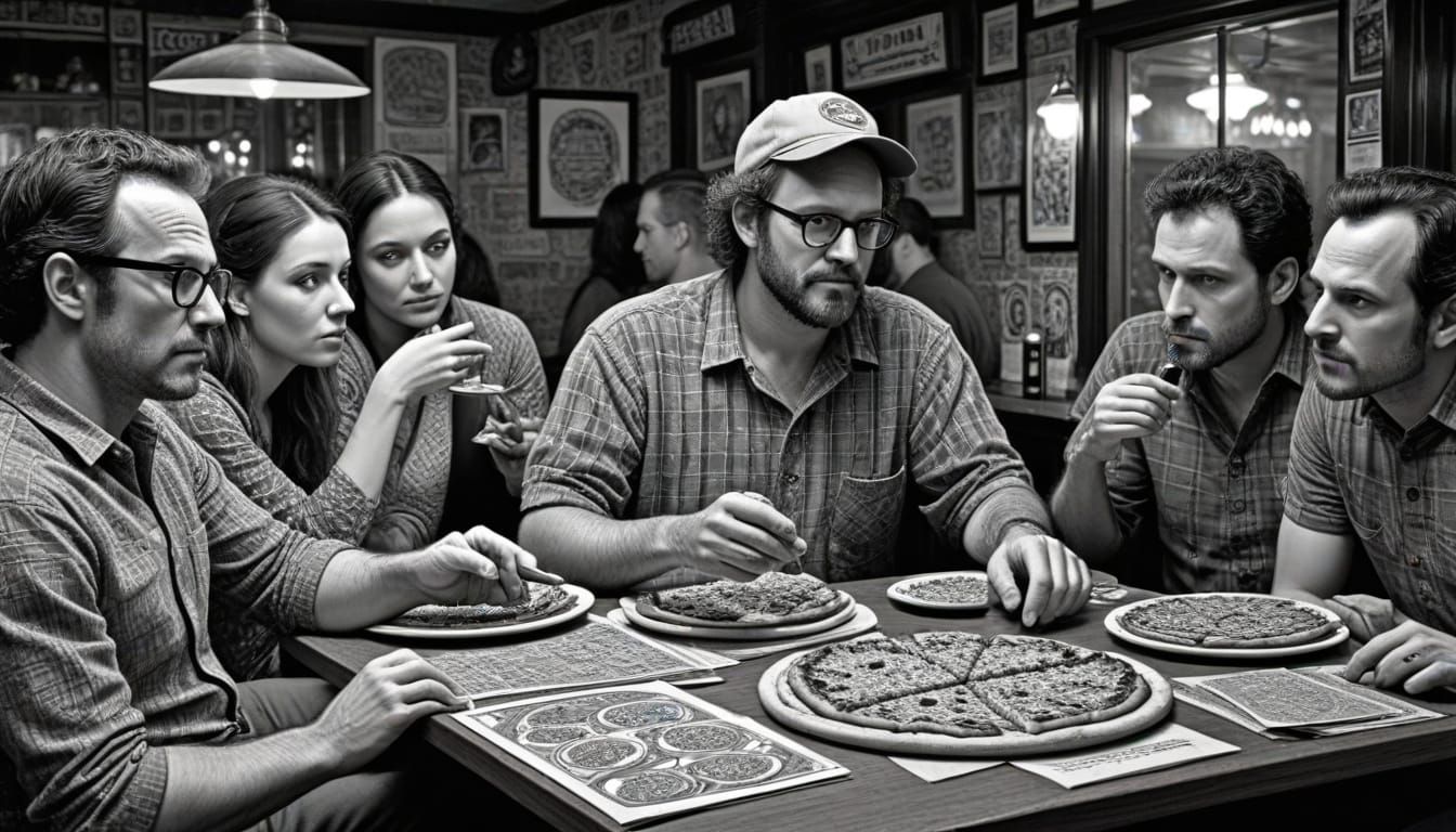 Man Eating Pizza: Underground Comic Art