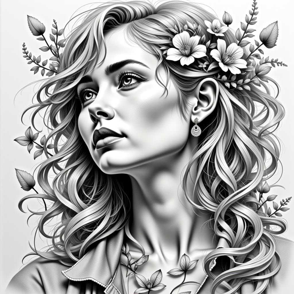 Portrait with Soft Focus and Luminous Skin