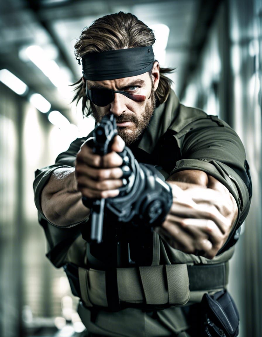 Cinematic Action Scene of Metal Gear Big Boss