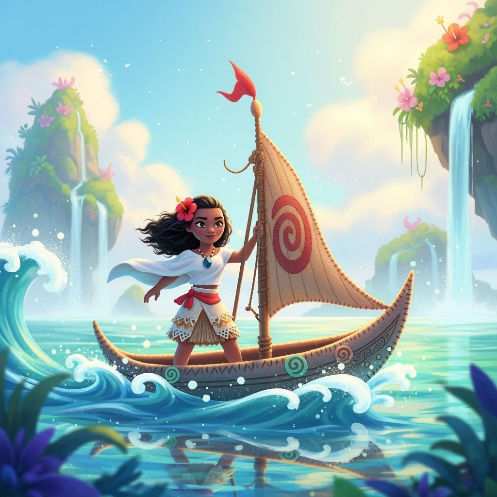 Moana Sails in Whimsical, Ethereal Style