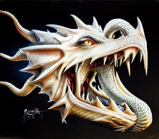 Hyperrealistic Dragon Man Portrait in Cinematic Style