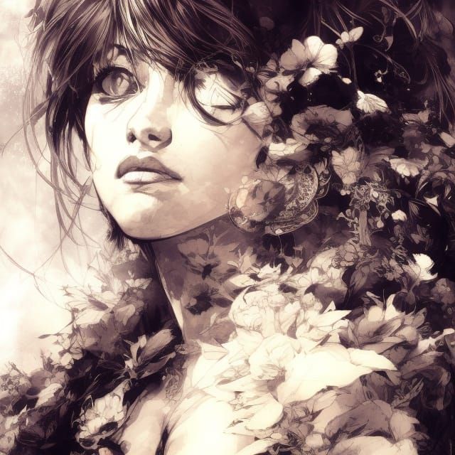 Sun Princess Portrait: Detailed Digital Art