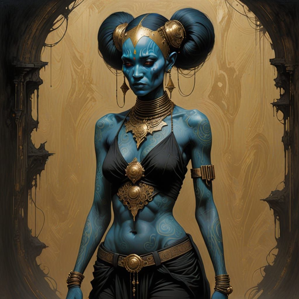 Blue Woman