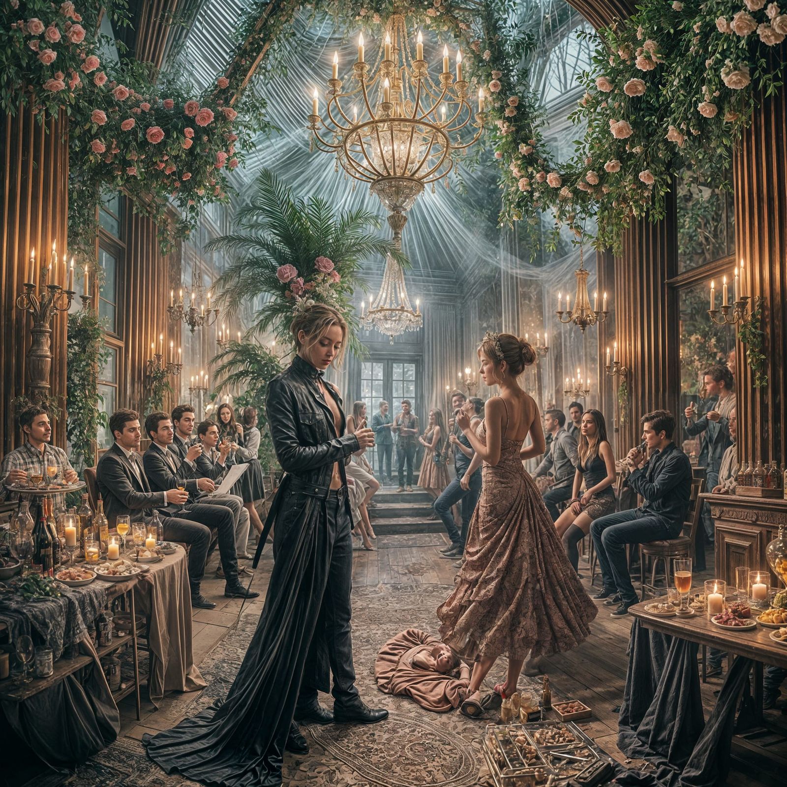 Ethereal Masquerade Ball in Grand Venetian Style