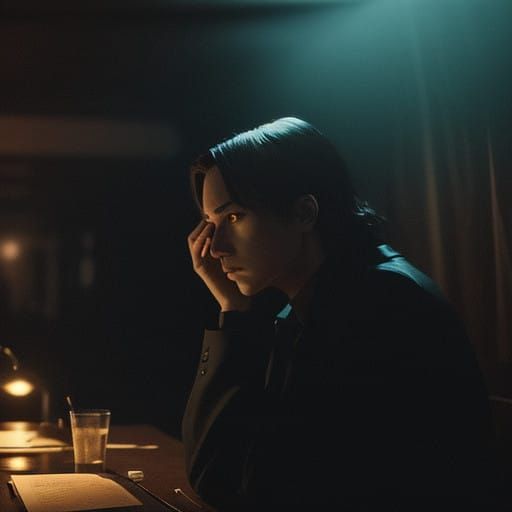 Mystical Evening at NightCafe in Cinematic Style