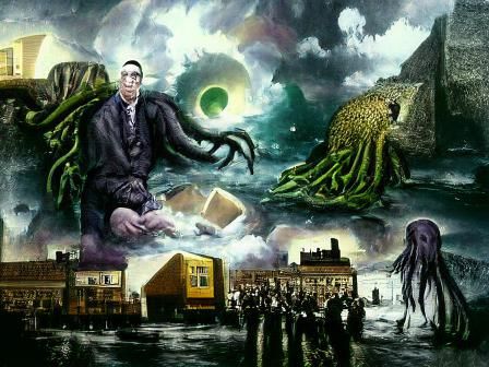 Gothic Portrait Inspired by H.P. Lovecraft