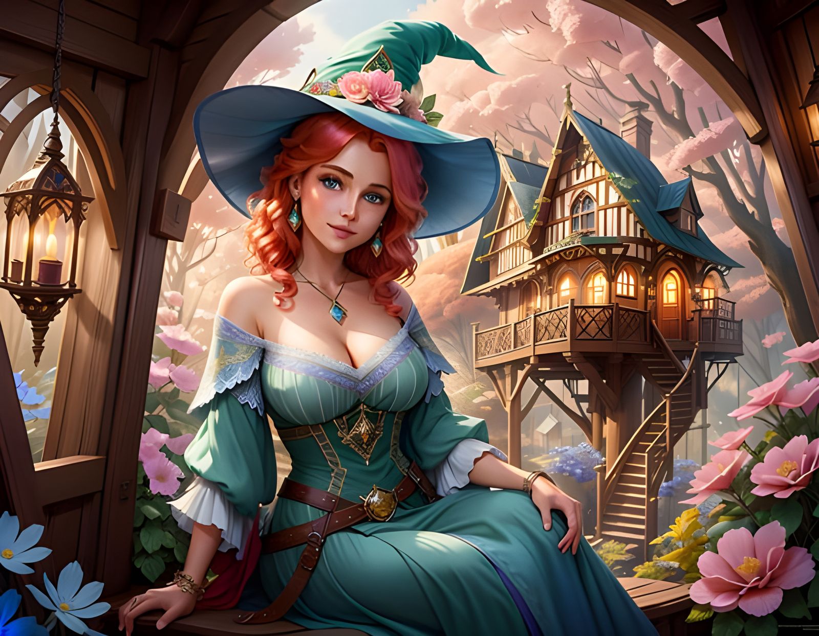 Image of a Witch Generated by AI