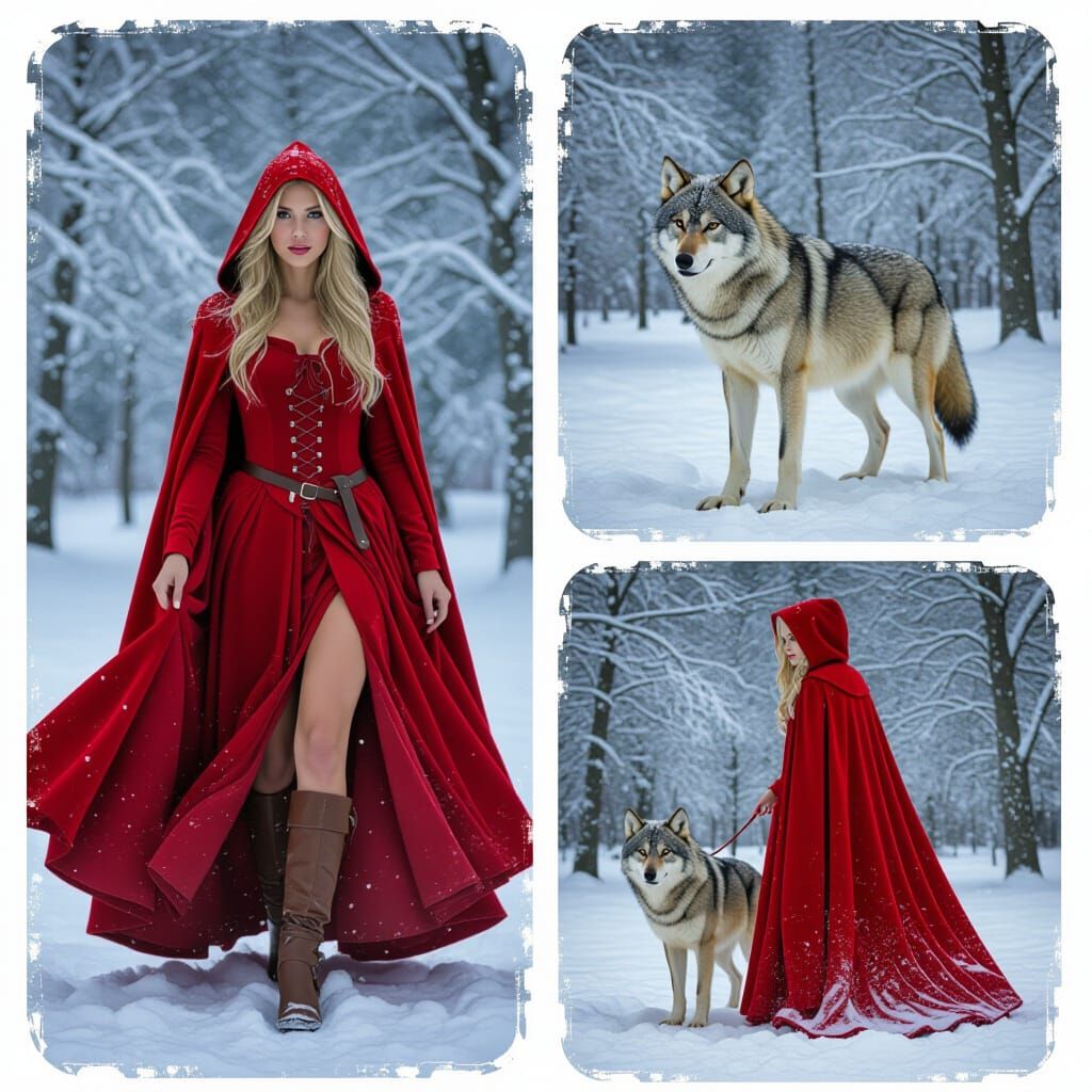Red Riding Hood and the Wolf in Fantasy