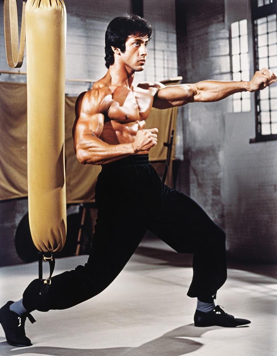 Young Martial Artist with Nunchucks