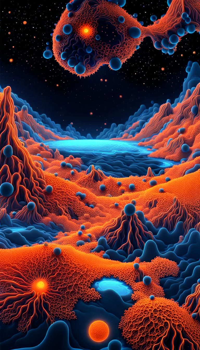 Cosmic Fractal Landscape: Prebiotic to Biotic Matter