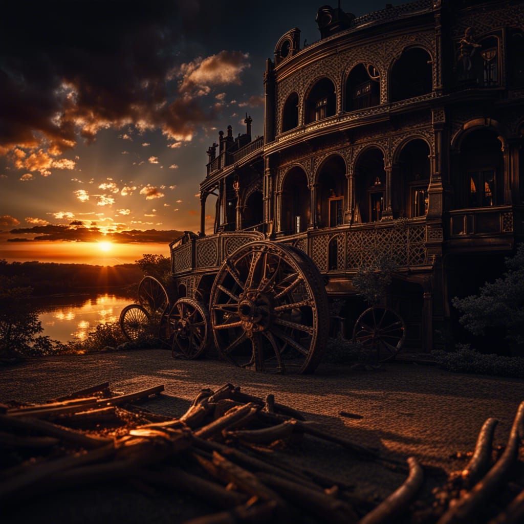 Night Meets Morning Sun in Hyperrealistic HDR