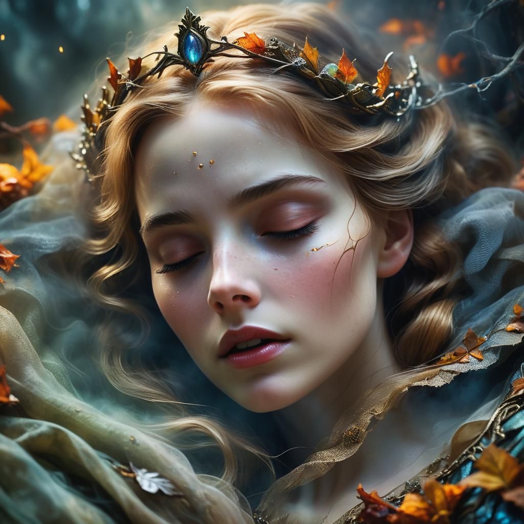 Nightmare Portrait in Ethereal Renaissance Style