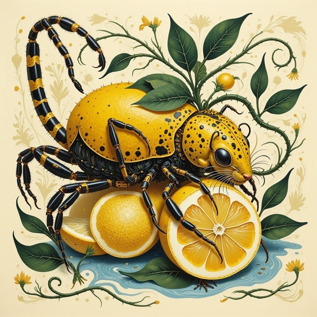 Stylized Lemon Image